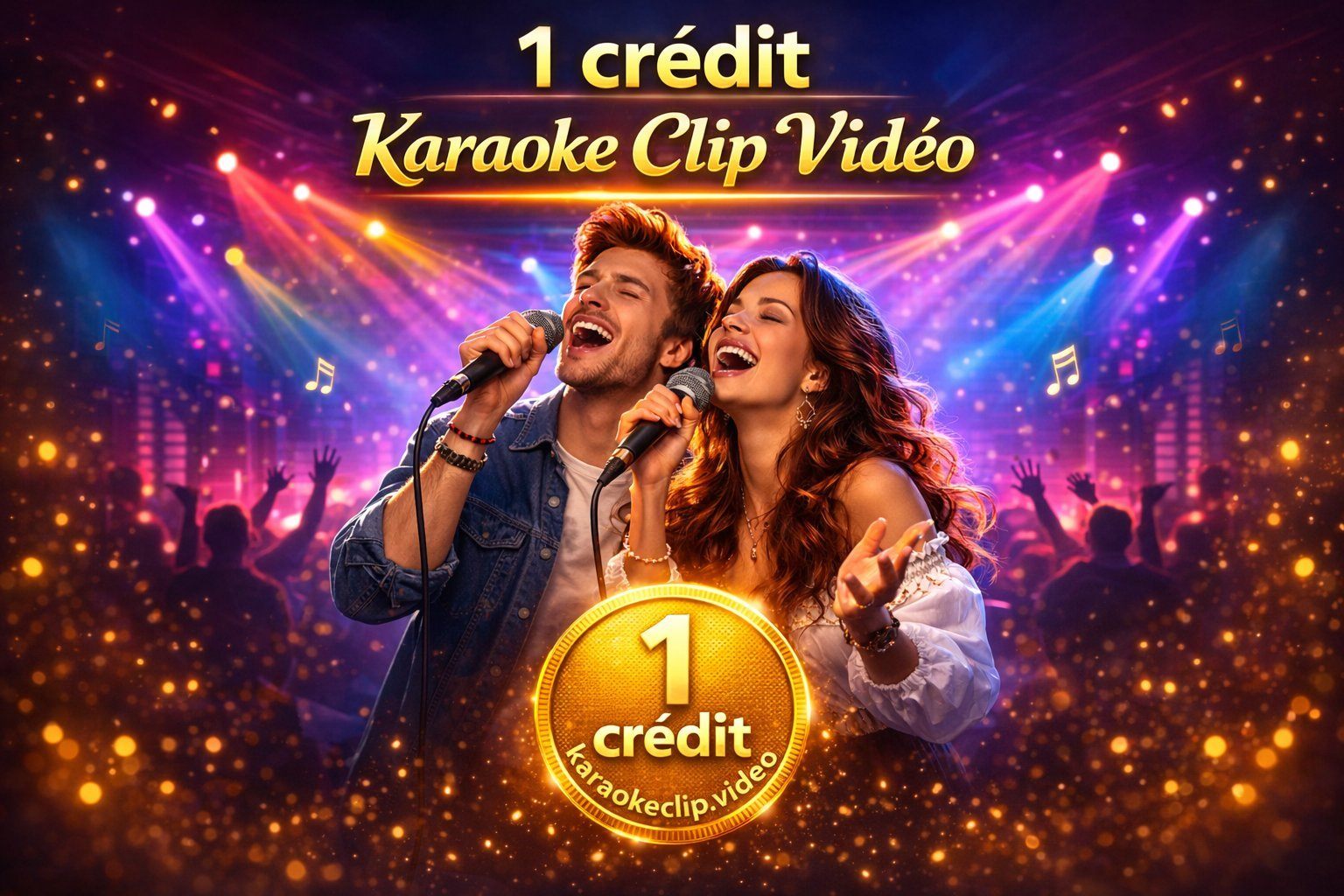 1 Crédit Karaoke Clip Vidéo
